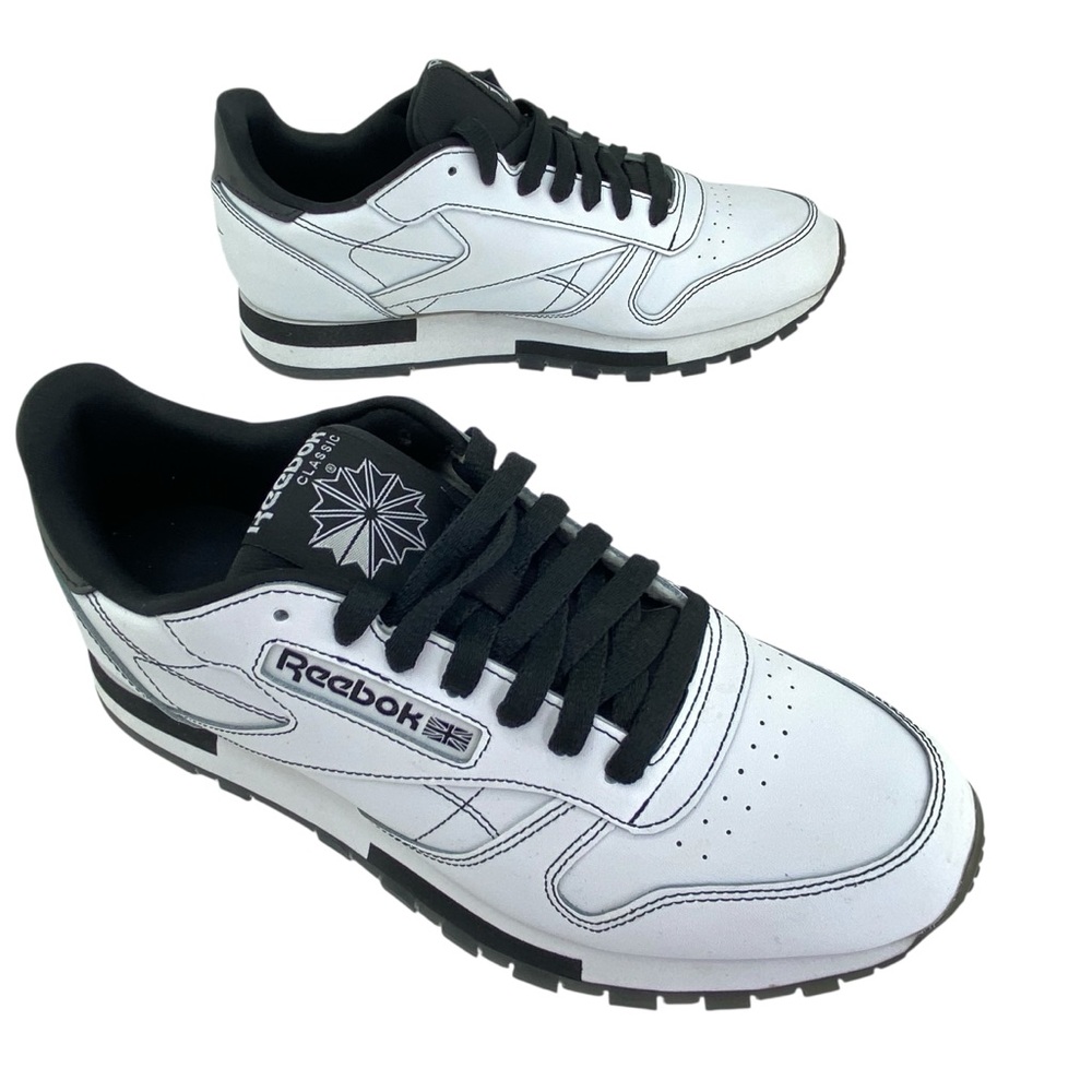Reebok CL Classic Leather White/Black Sneakers